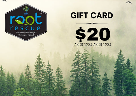 Root Rescue Products Gift Card - $100, $50, $20 or $10 Digital Cards.