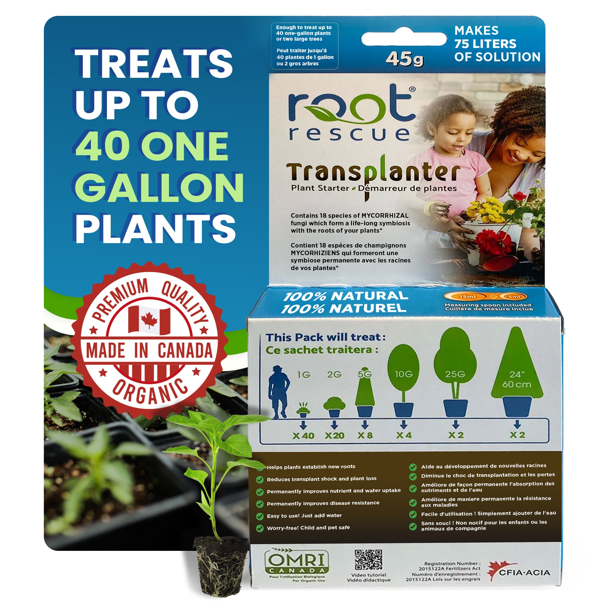 Root Rescue Transplanter - 45 gram Pack