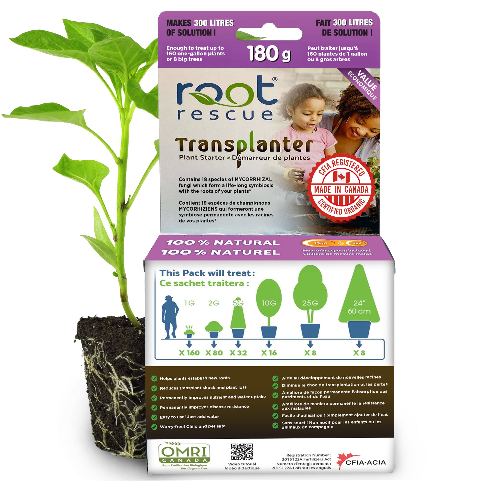 180 Gram Root Rescue Transplanter (Free Shipping)