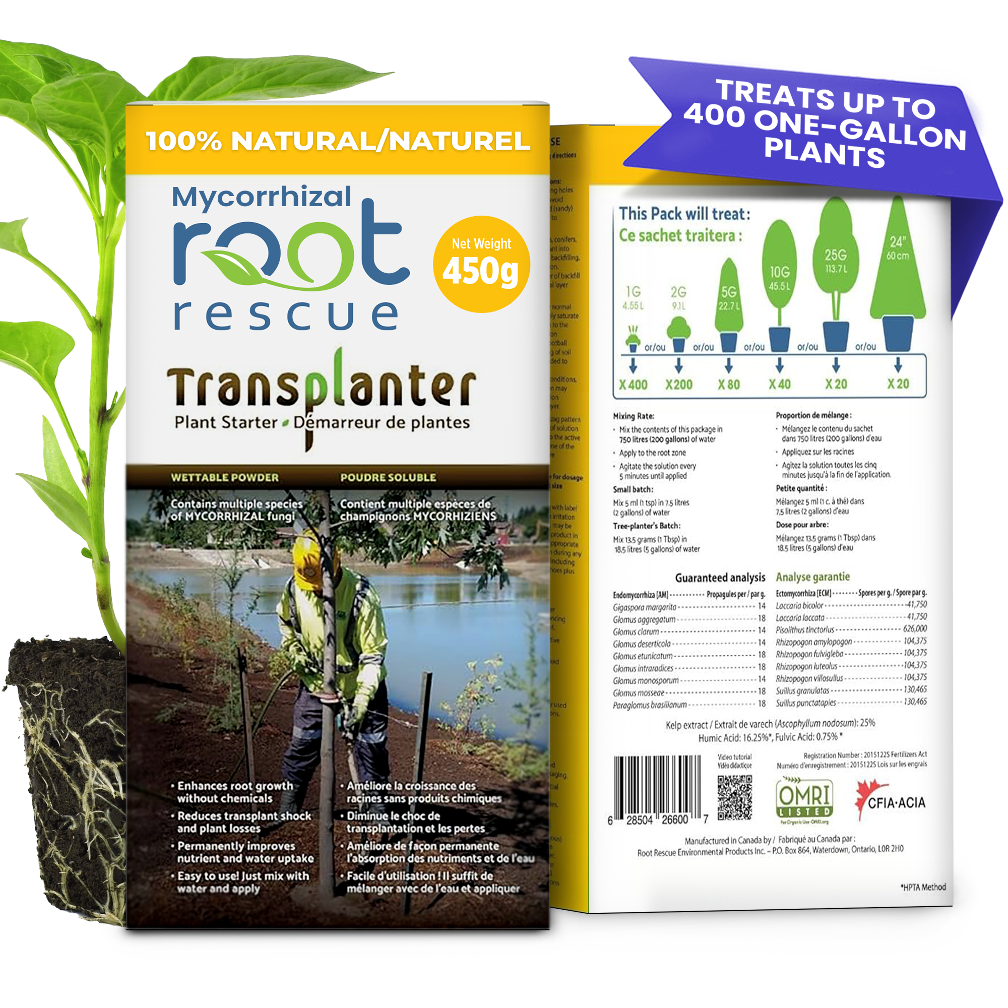 450 Gram Root Rescue Transplanter (Free Shipping)