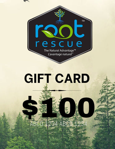 Root Rescue Products Gift Card - $100, $50, $20 or $10 Digital Cards.